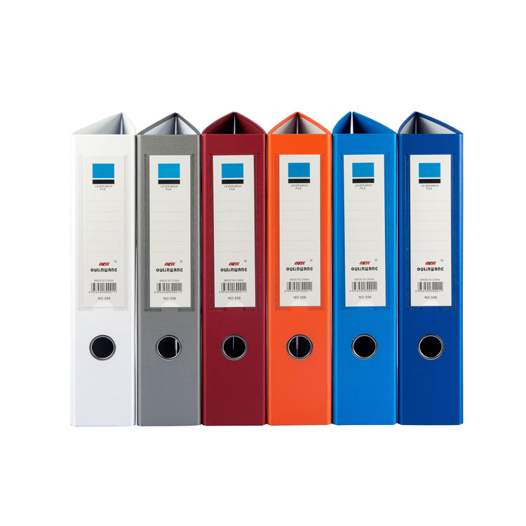 Colorful Cardboard Quick Folder With Back Width Of 72mm Keep Office Organized