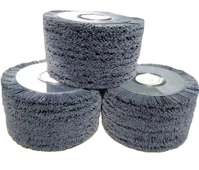 Buffing 250mm Abrasive Wire Wheel Nylon Brushes Stainless Steel Wire Circular Brush Steel Wire Brushes for Pot Polishing Machine