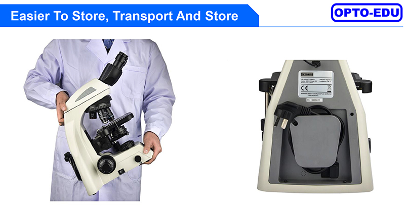 Opto-Edu A12.1062 Binocular Lcd Laboratory Biological Microscope