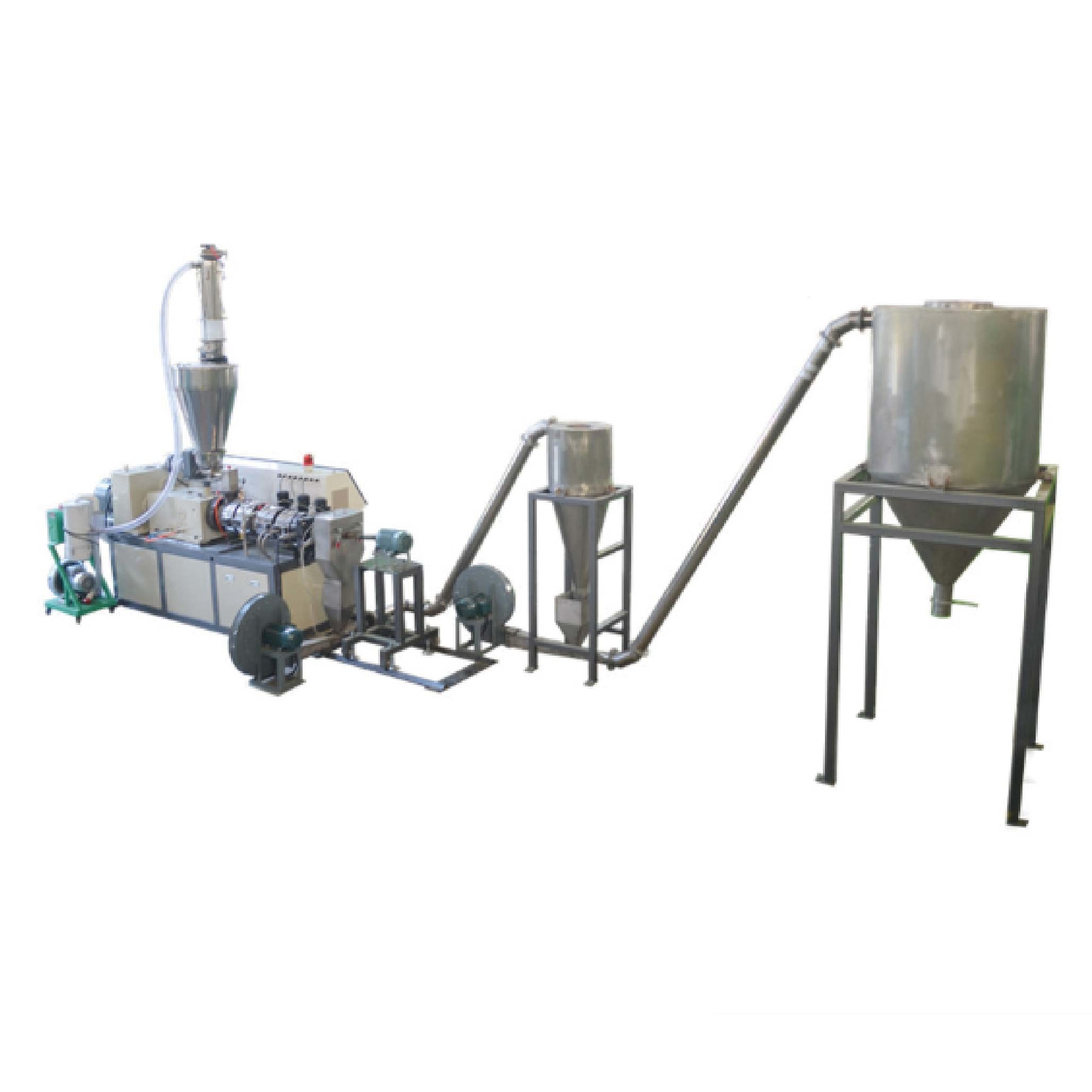 Extruder Parts Auxiliary Machine Air Cooled Die Surface Hot Cutting Pelletizing system