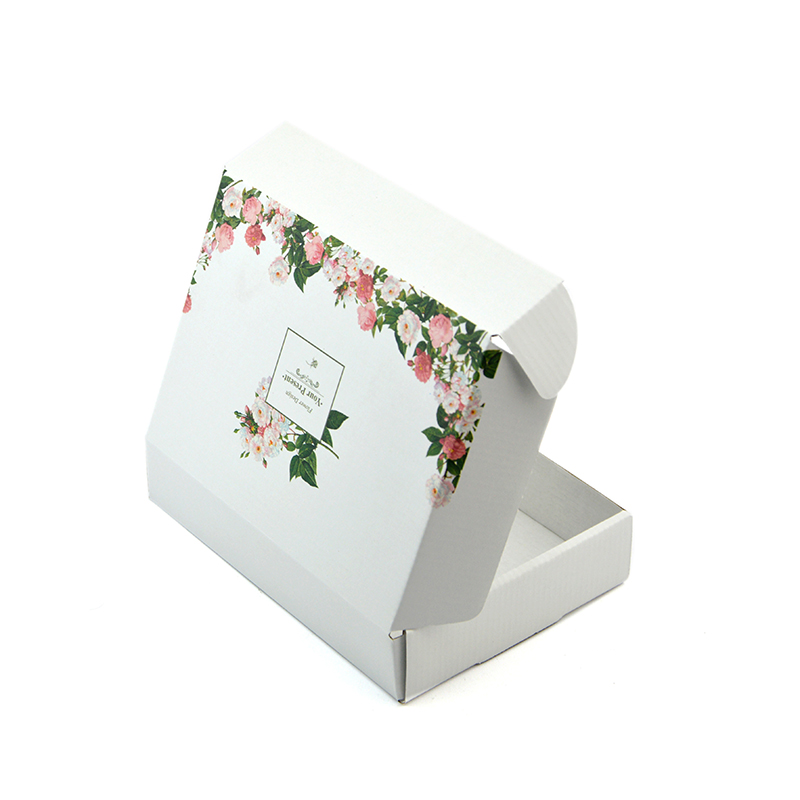 Colorful 4C Printed Corrugated Cardboard Packing Box Recycled UV Coated