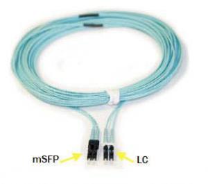 China MSFP - LC Duplex 10 Gigabits Fiber Optical Cable Multimode 50 / 125um OM3 on sale