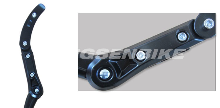 Lengthened road bicycle parts of cycle kickstand/bicycle foot support