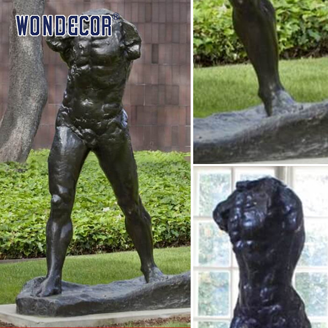Street Art Custom Bronze Statues Sculpture Walking Man