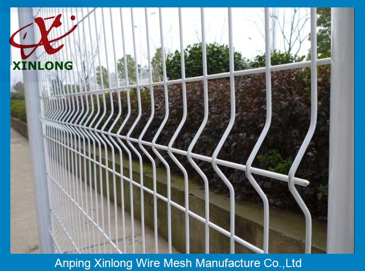 Black Wire Garden Fence Panels 50x100 , Garden Fence Wire Mesh 1.73*2.5