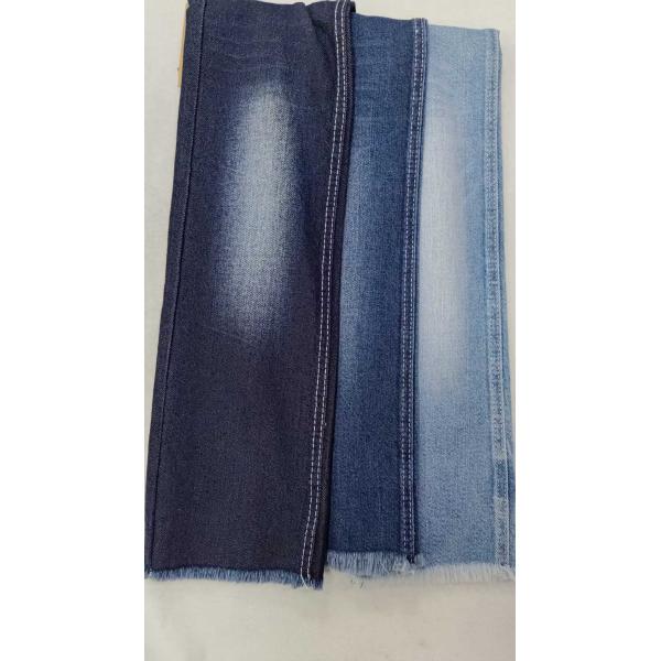 98%Cotton 2% Spandex 10oz DARK INDIGO 7+7x10/20 Elastic Denim fabric JSD3207 for fashion jeans