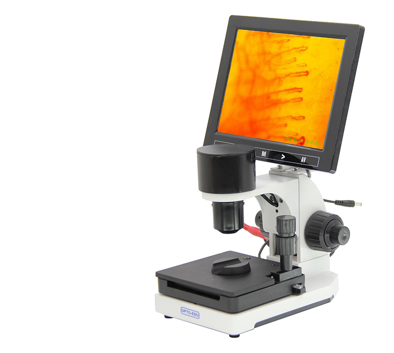 OPTO EDU A33.0220 Microcirculation Microscope 480x Nail Checking With 8" LCD Screen