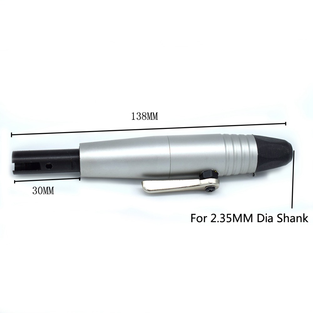 Quick Change Length 14.2cm Flex Shaft Machines Handpiece 2.35mm Collet