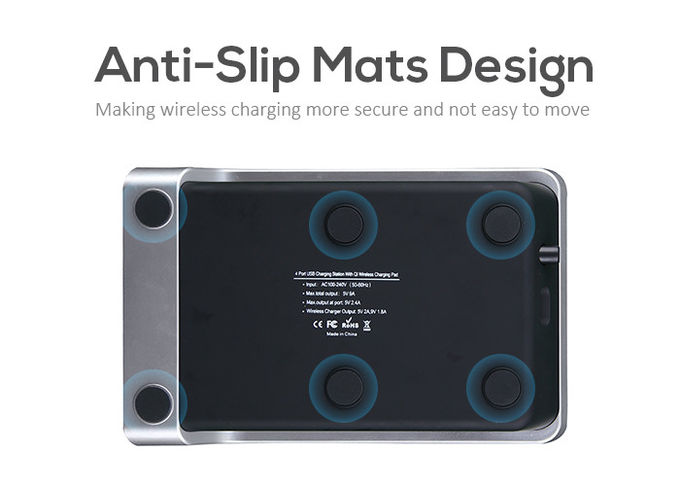Dock ABS 4 In 1 Type C QI Wireless Charging Station