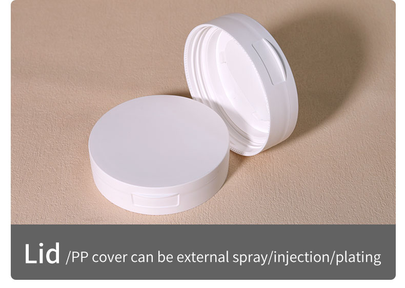 PP Refillable Cosmetic Container Luxury Cream Jar With Lid