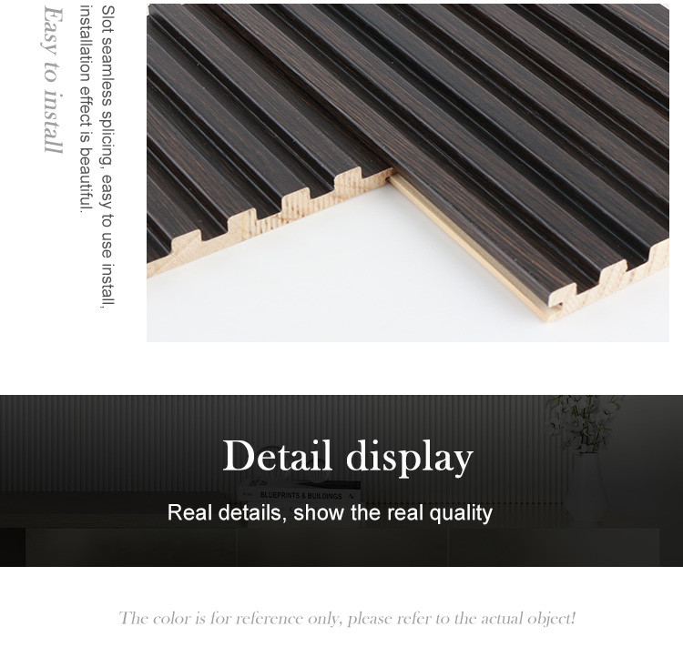 Moisture-Proof And Moth-Proof Solid Wood Grating Bamboo Wood Fiberboard