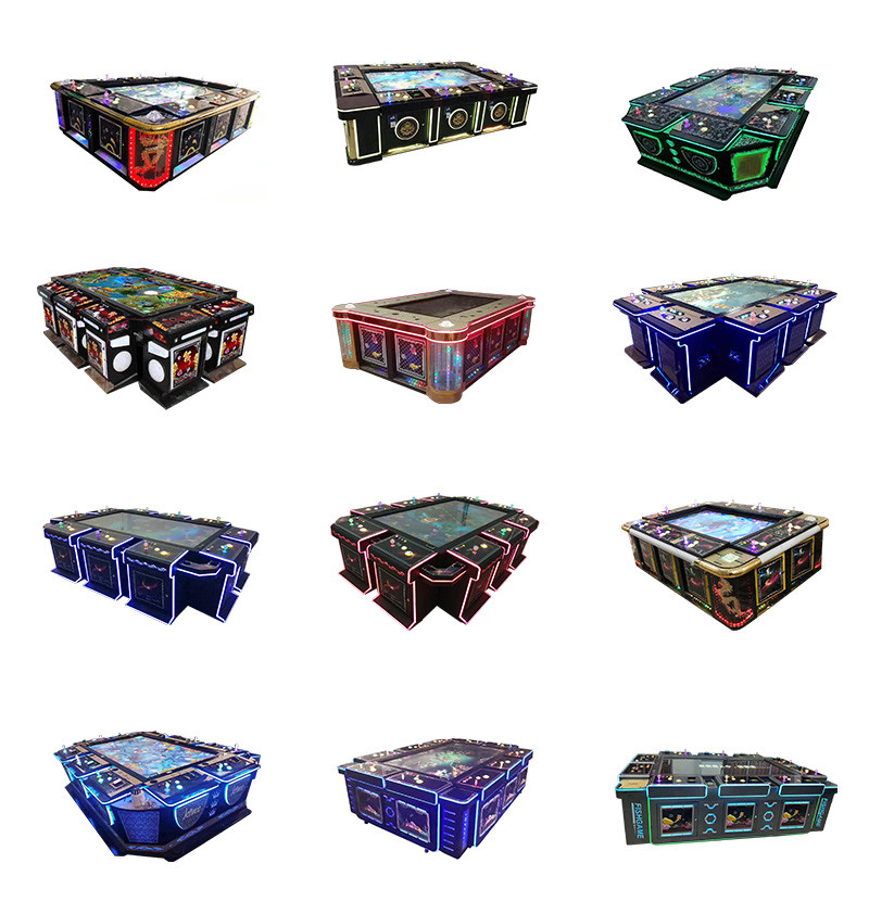 Customized Fish Game Machine gambling With Lcd Monitor 8 Players