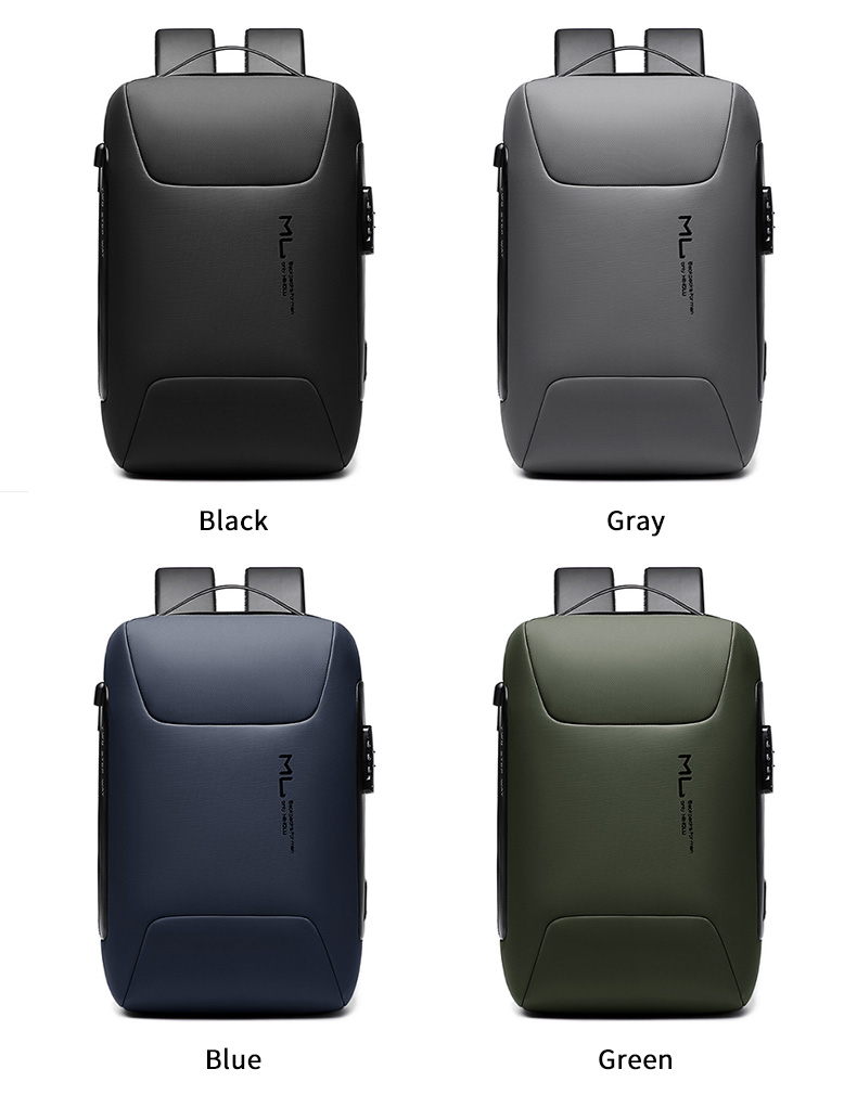 New bag laptop usb charging men college school waterproof bagpack backpack bag backpacks for men
