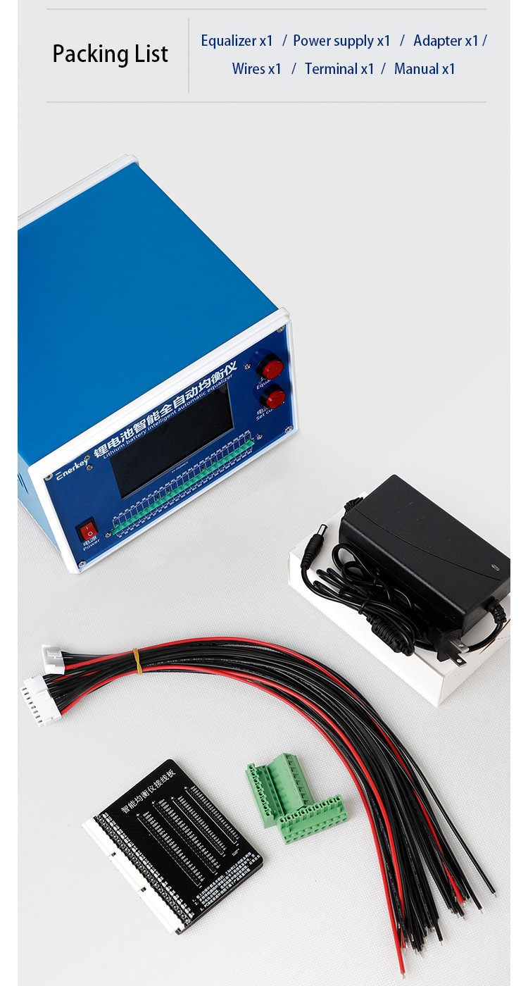 2S-24S 1A-7A Lithium Battery Intelligent Automatic Discharge Equalizer For Li-ion/Lifepo4/Lto Battery
