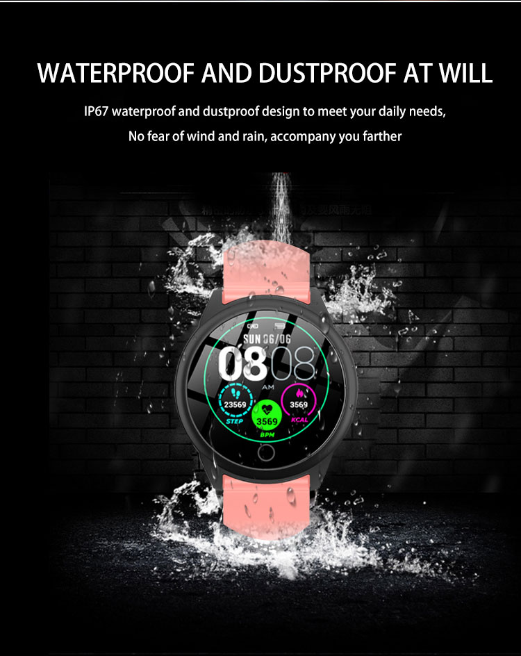 H23s Smart Watch Temperature Monitoring 1.3inch TFT Waterproof Fitness Tracker