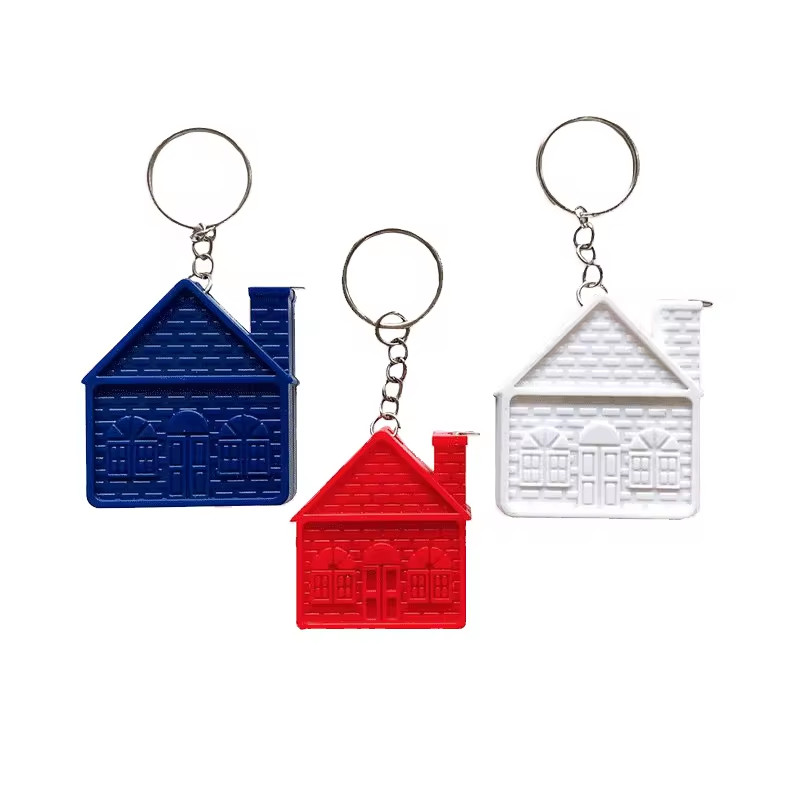 Wintape 1 Meter 3ft Mini House Measuring Key Chain Tape Imperial Promotion Mini Tape Measure