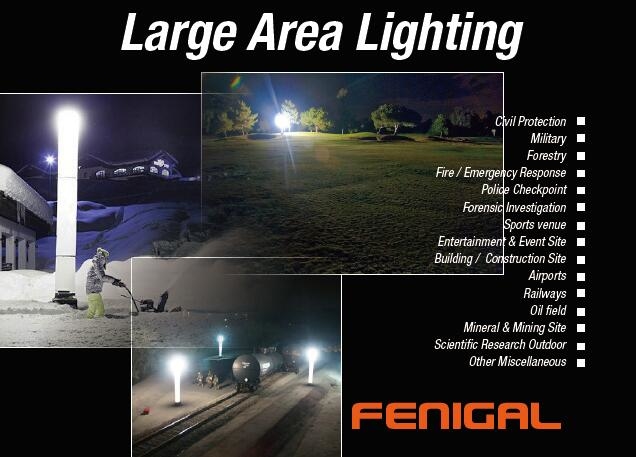 Portable Inflatable Lighthouse Tower Emergency Advertising Hmi 1000W 1-3M Support Customization 0