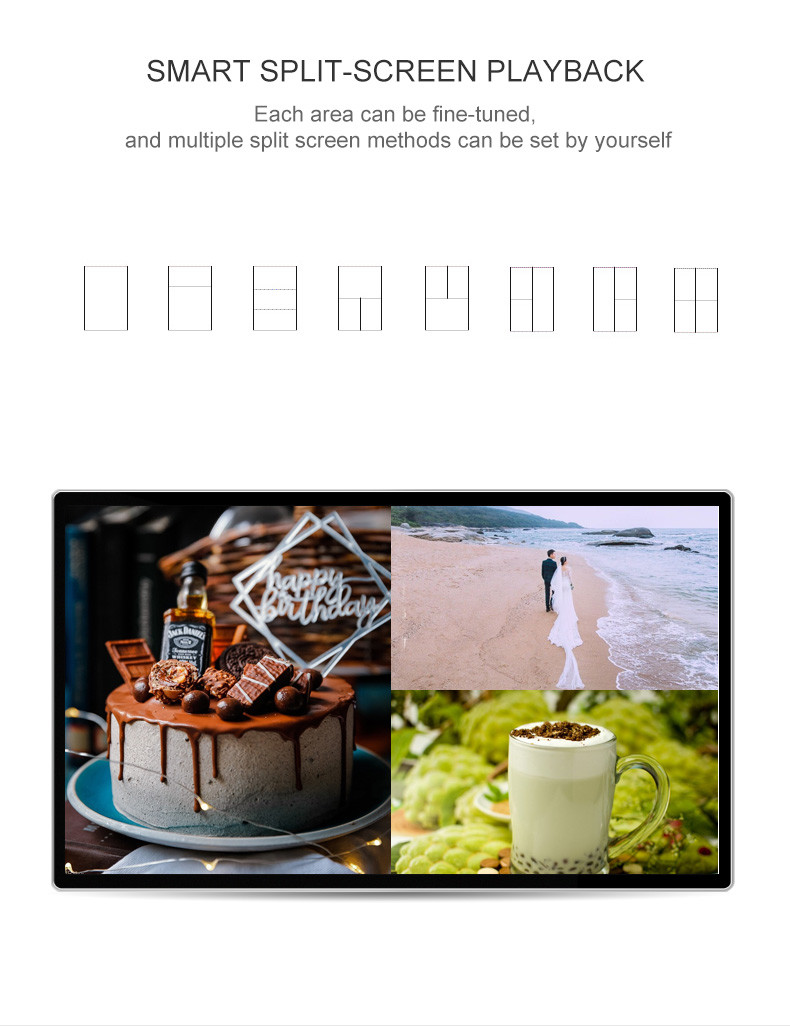 Android 7.1 22 Inch 27 Inch Vertical Horizontal Lcd Capacitive Touchscreen