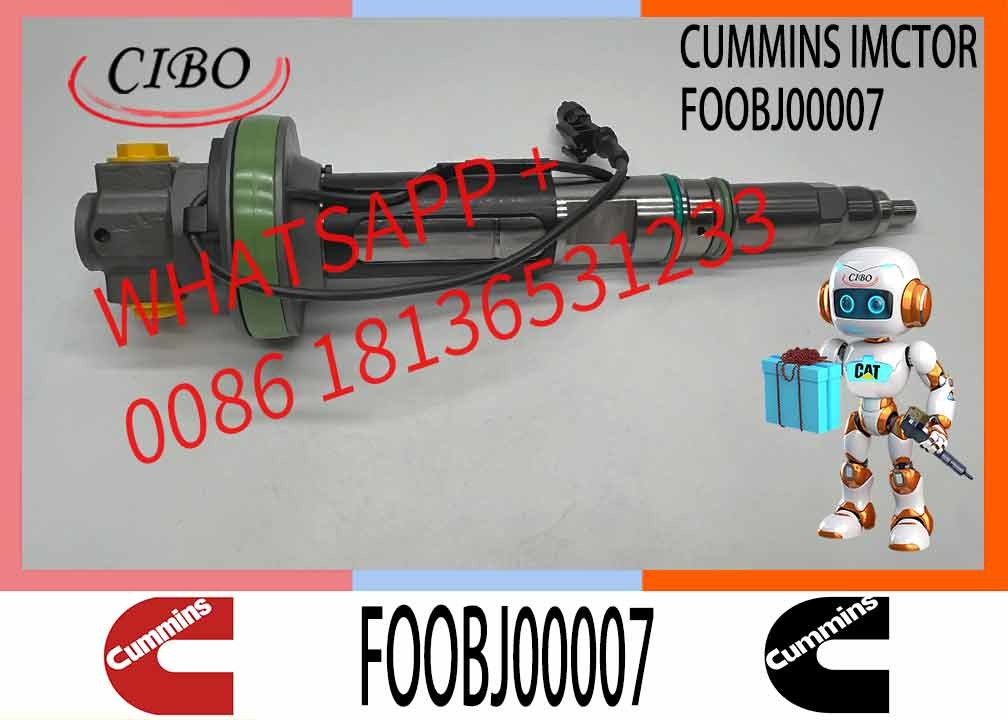 Genuine Fuel Injector Assembly F00BJ00006 FOOBJ00007 0986435903 0986435614 For Qsk19 Engine