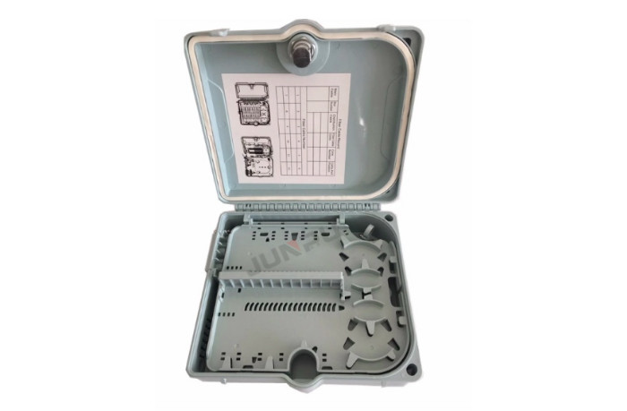FTTH 12 Core Fiber Optic Distribution Unit Termination Box With SC LC Adapter