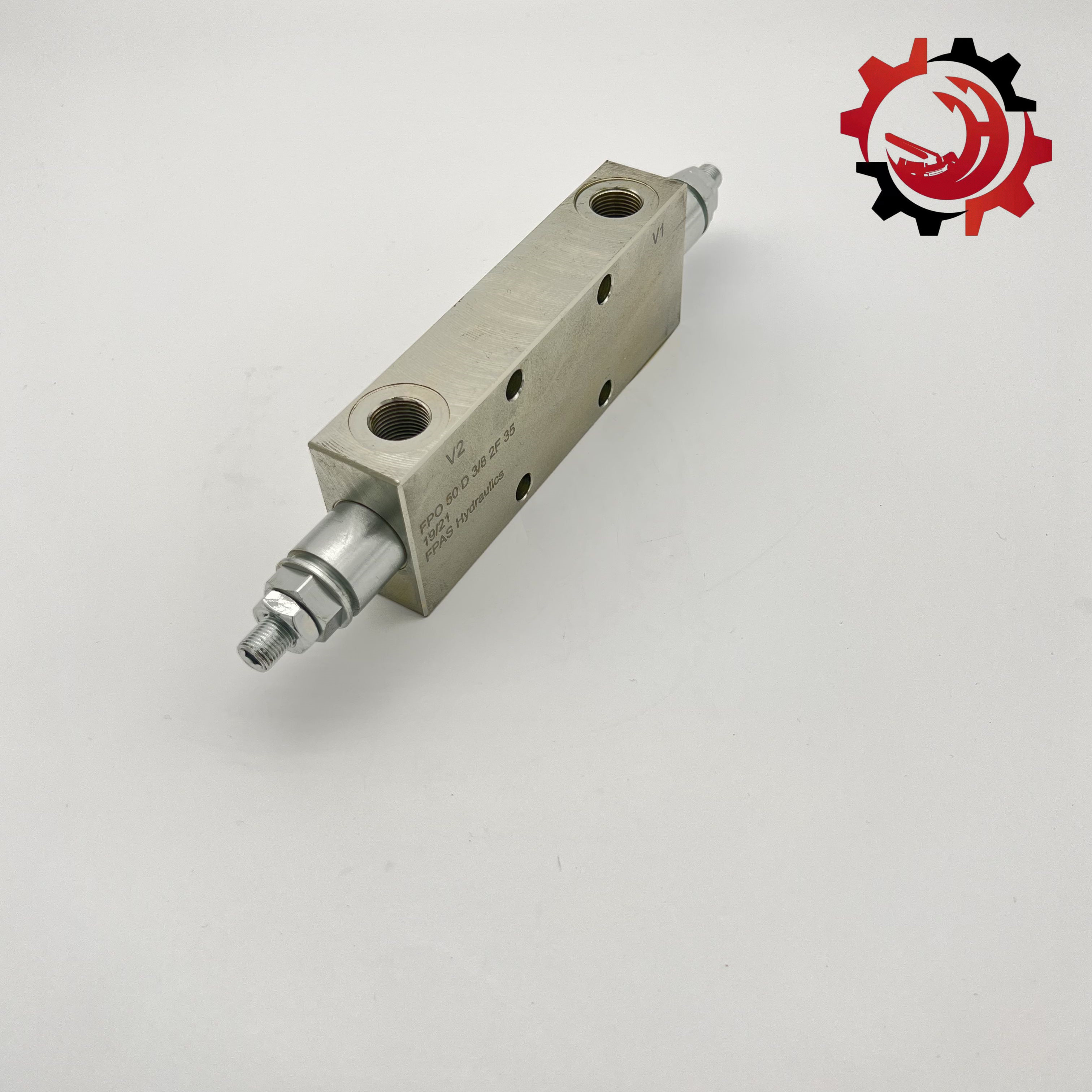FPO 50 D 3/8 2F 35 Balance Valve Silver Color OEM For Concrete Pump Truck Parts