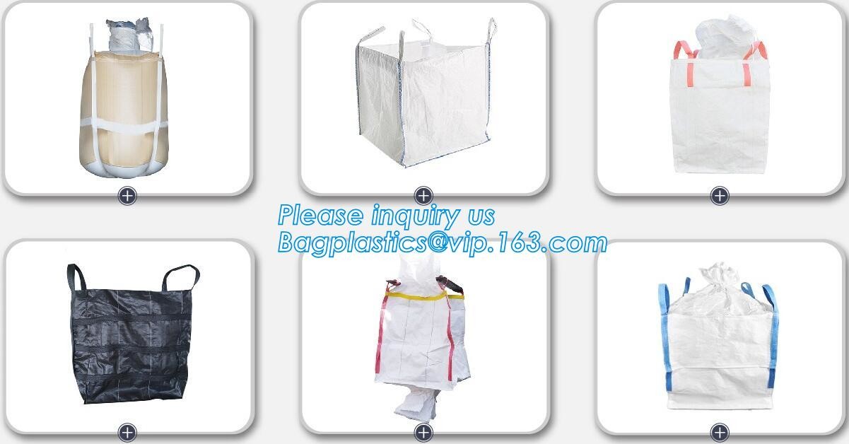 customizable PP u-panel baffle big bag /coated white woven PP jumbo bag/ventilated 4 panel baffle bag/all colors availab
