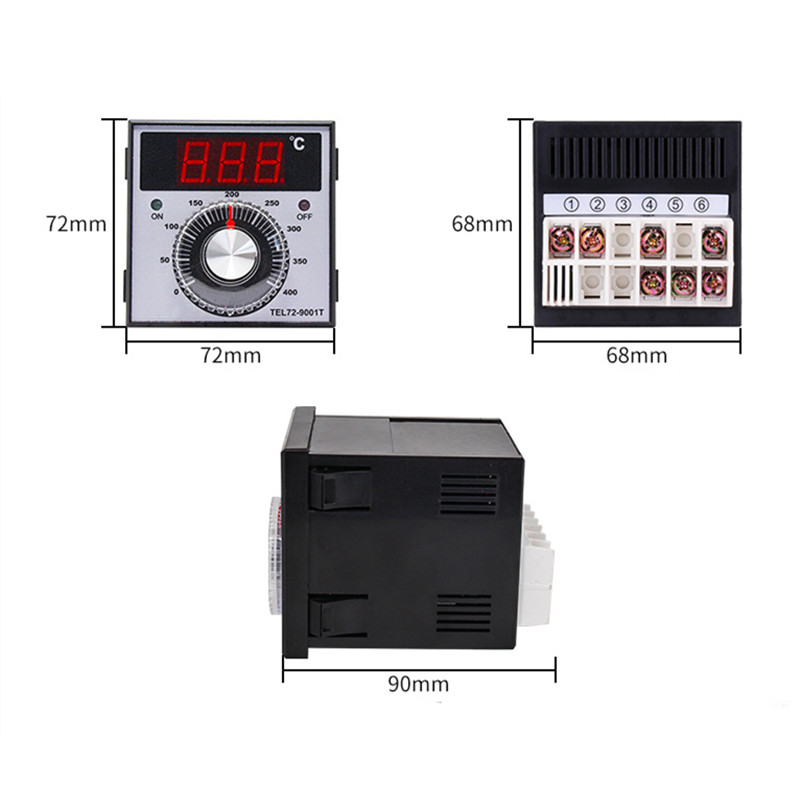 baking oven dedicated dial type thermostat TEL72-9001T temperature controller