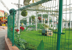 Professional Double Loop Welded Wire Fence/PVC Coated Double Circle Fence