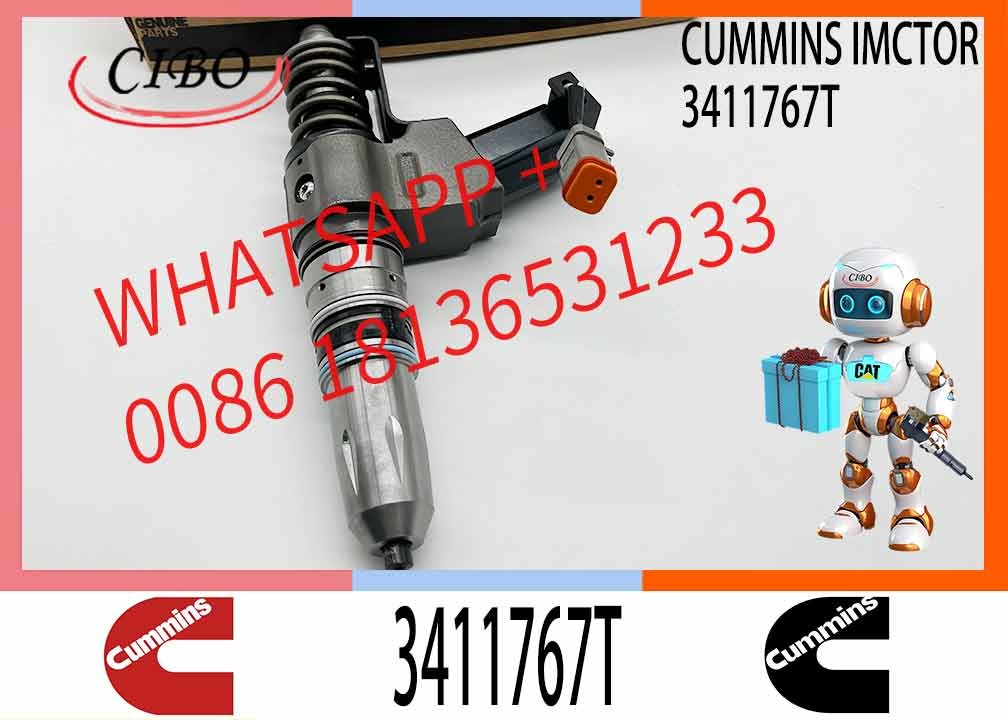 Brand New Diesel Common Rail Diesel Fuel Injector 3411765 3087560 3411767T For Cummins QSN14 N14