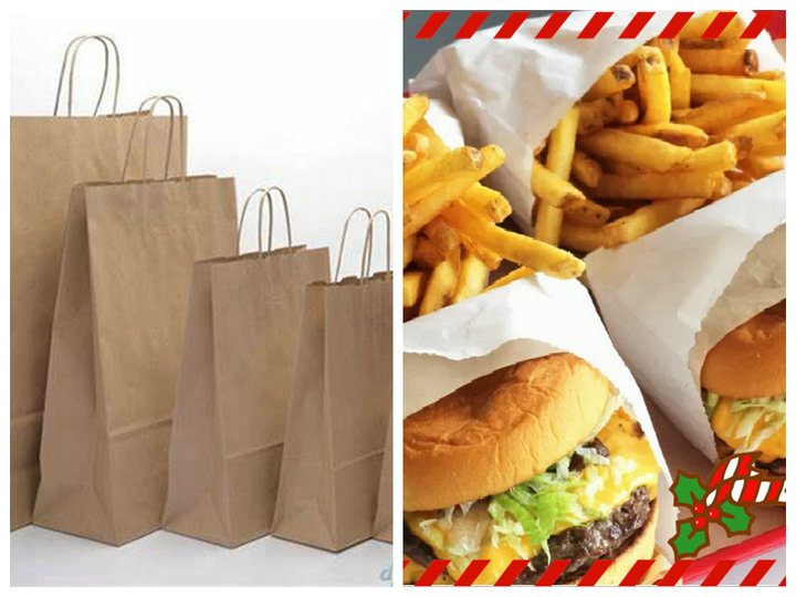FDA Certificated Food Grade White Mg Kraft Paper 30gsm to 40gsm in Reels