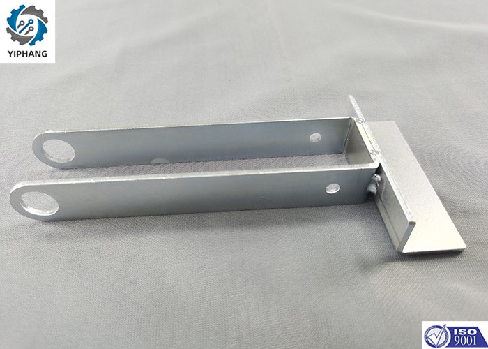 Structural Galvanized Parts CNC Sheet Metal Fabrication Welded Steel Solenoid Bracket