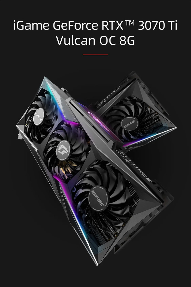 8G RTX 3070 Ti Graphics Card IGame Vulcan 3070 Ti Architecture Chip