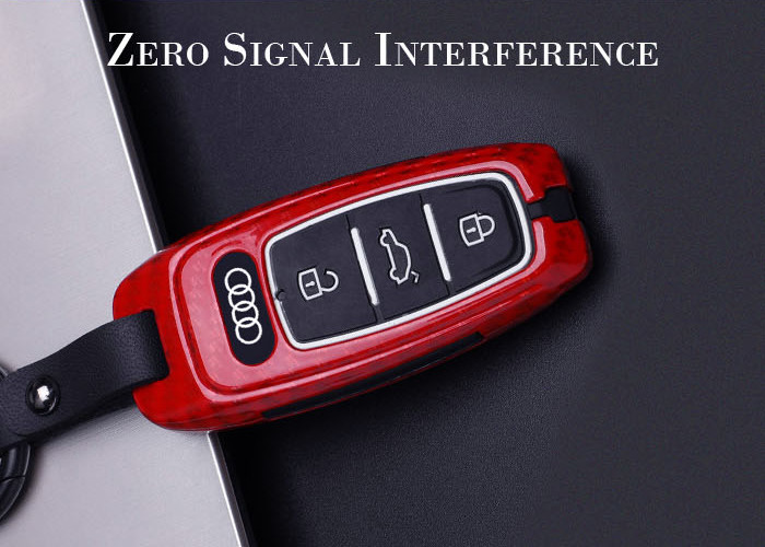 Audi Carbon Fiber Car Key Case