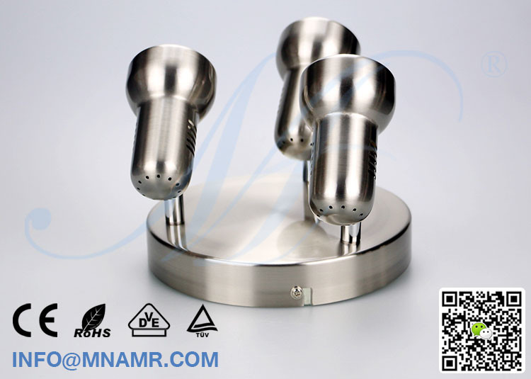 China Manufacturer 3 Outlets LED Shop Light Shop Decorative Lighting with 3x5W AC100-240V Replaceable LED Bulb Lamp GU10