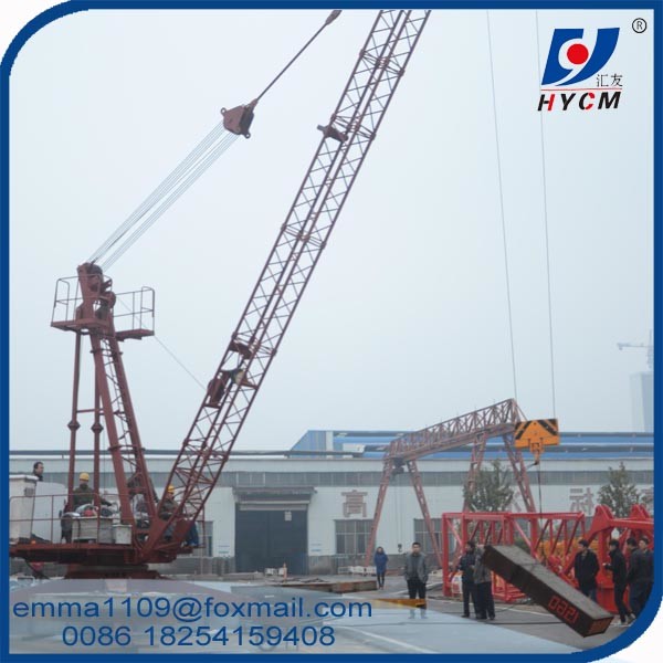 OEM Mini Hanging Pole Crane use Derrick Crane Hoisting Mechanism to Work