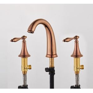 Buy cheap Under Counter ODM Double Handle Wash Basin Mixer product