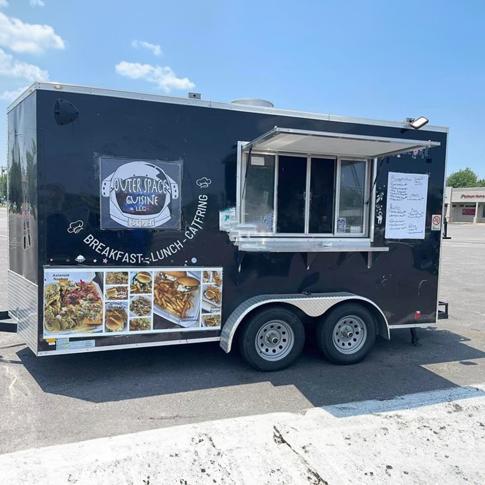 DOT Concession Ice Cream Trailer Restaurant Food Truck CE Approval