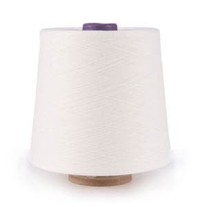 Buy cheap AAA Grade Raw White 40S/3 Spun Polyester Yarn product
