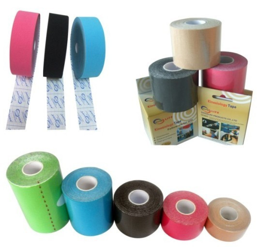 Elastic Medical Tape Bandages Sport Muscle Face Tape Therapy Kinesiology DIY Bra Tape 5cmx31.5m