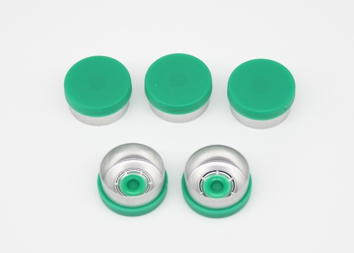 13mm Plane Green Medical Injection Vial Cap Flip Off Easy Opened caps
