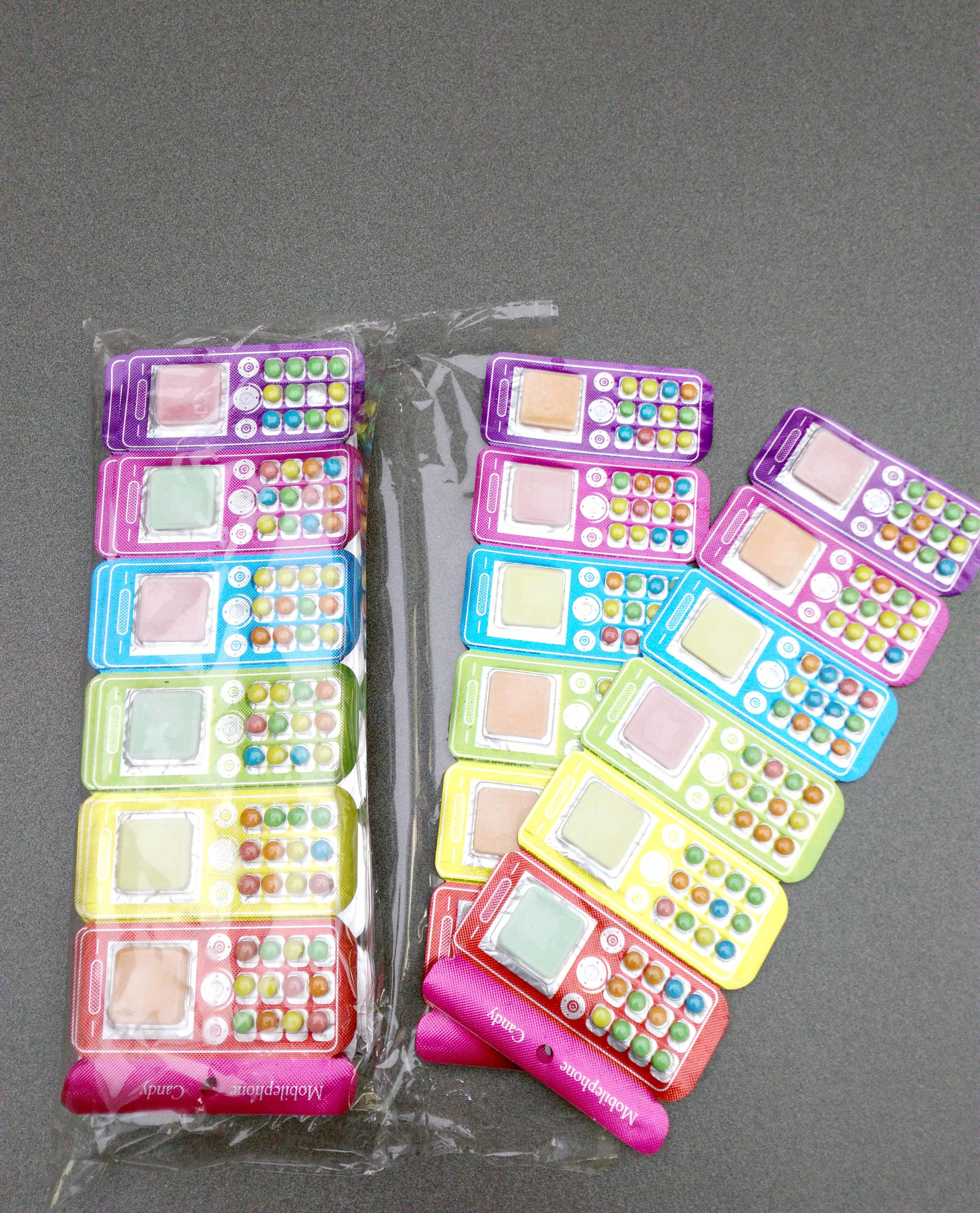 Mobilephone Candy Fashionable and Funny Shape Colorful Outlook Promotional Sanck