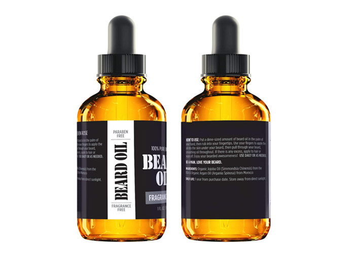 100% Natural Beard Growth Oil / Fragrance Free Beard Oil & Leave In Conditioner