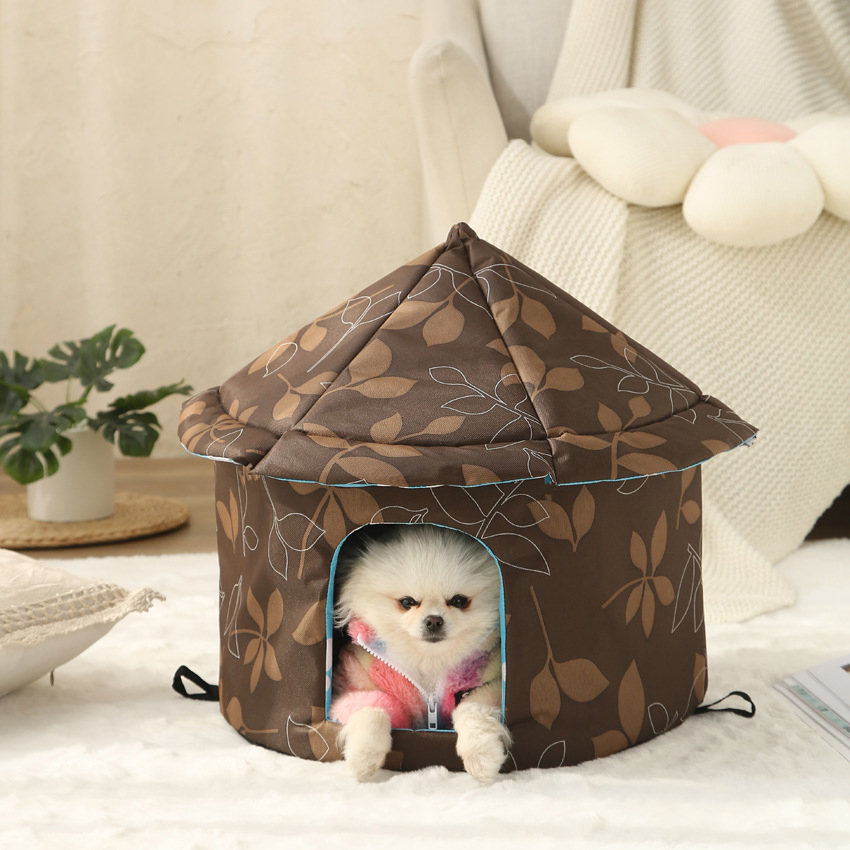 Waterproof Pet Bed Customized Logo Foldable Winter Dog House for Pet House