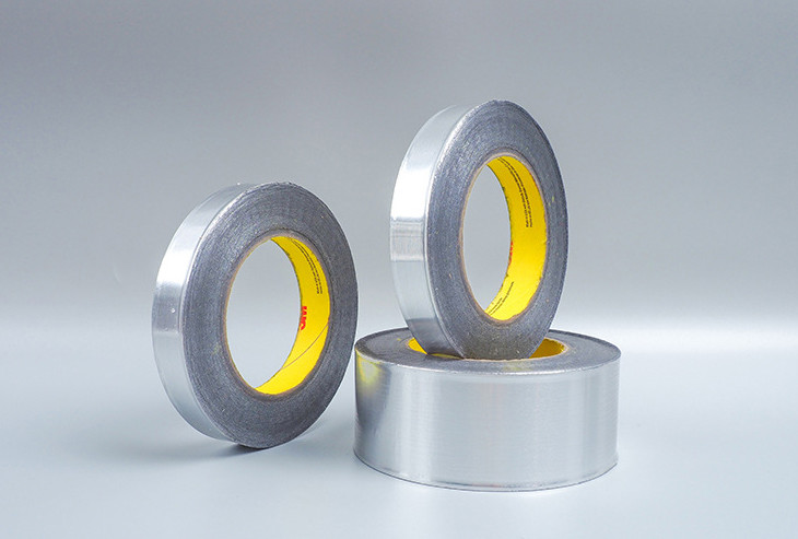3M 425 Aluminum Foil Tape 0.12mm Thick Silver Flame Retardant Tape