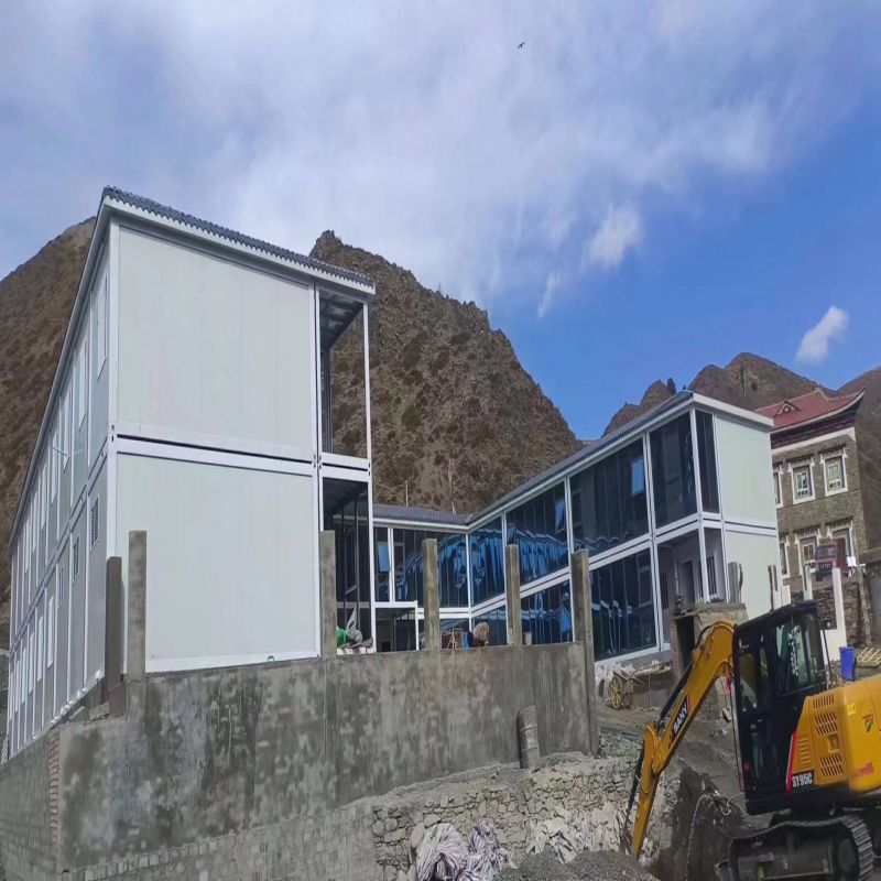 Expandable Prefabricated Container House With Sandwich Panel