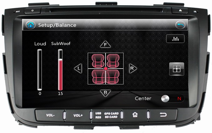 Ouchuangbo 8"Touch Screen Auto DVD Player for Kia Sorento 2013 GPS Satnav iPod USB OCB-8050A