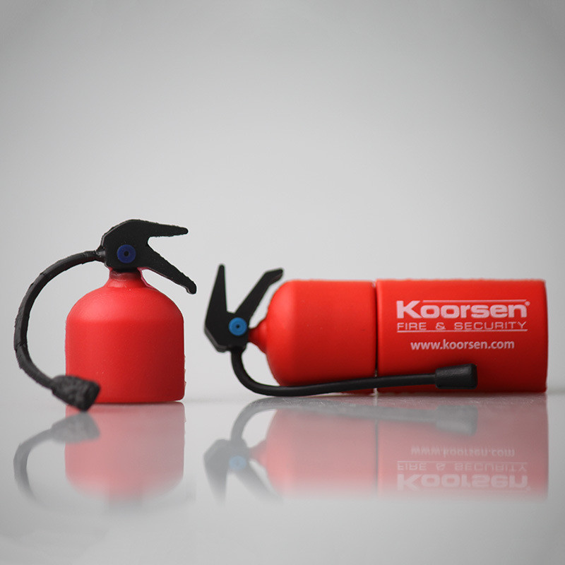 Fire extinguisher 4G USB2.0 drive logo customized cheap promotion gift