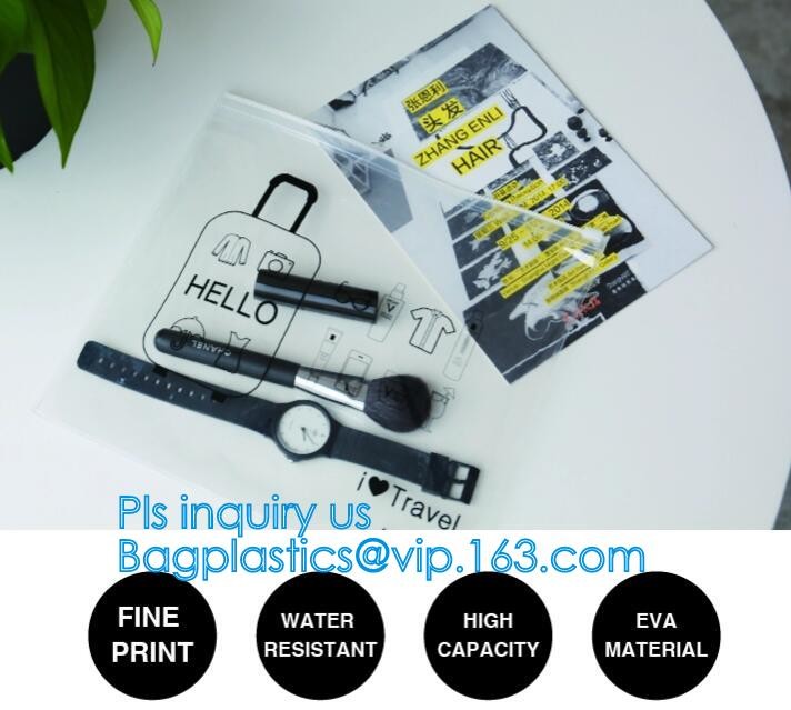 Factory Products Custom Cheap LDPE/HDPE poly zip lock plastic bag with own logo, Clear plastic bag with slider