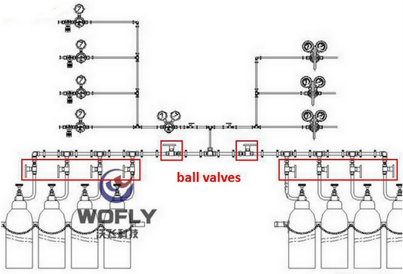 MNPT FNPT Natural Gas Ball Valve , Tube OD Ferrule Connected Stainless Gate Valve