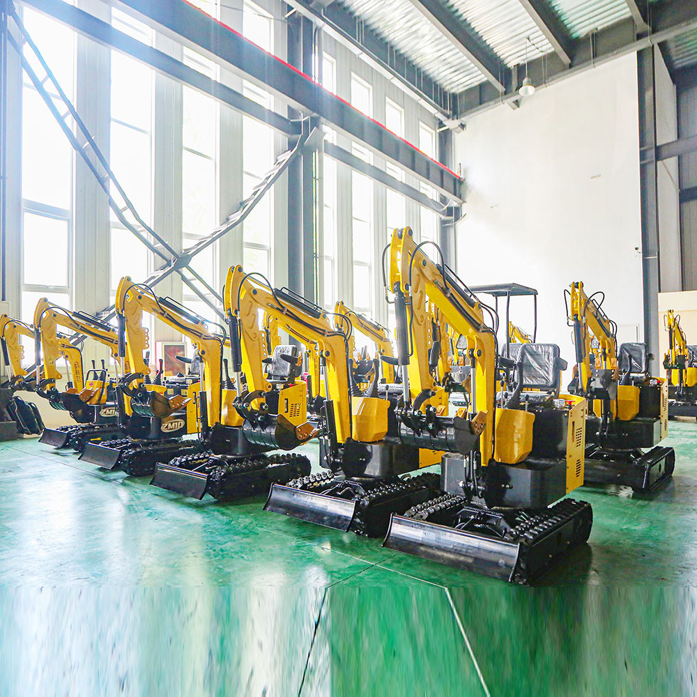 Greenhouse Small Digger Electric Mini Excavators Home Excavation Machine With Cab